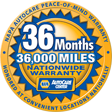 Napa Warranty | 36Month/36K Mile